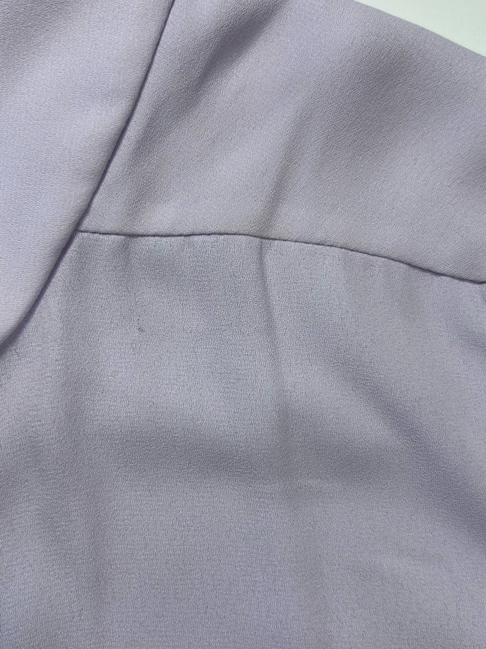 Aritzia Babaton Piero Blouse Lilac Lavender Bow Tie Neck Top Small - Picture 9 of 13
